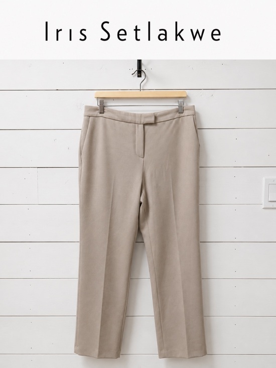 Iris Setlakwe Pants - IRIS SETLAKWE Tailored Fully Lined Pants Beige Size 10